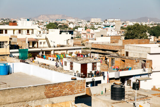 Buildings In Garment District Jaipur India