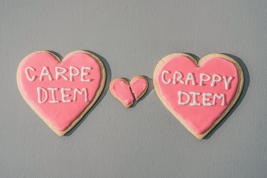 Heart Shaped Cookies Seize the Day! Or not.