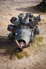 Crash site of the B-29 Superfortress.