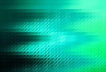 Light Green vector template with chaotic shapes.