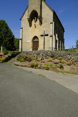 Naklejka premium Kirche in Kleinziegenfeld im Kleinziegenfelder Tal, Fränkische Schweiz, Landkreis Lichtenfels, Oberfranken, Franken, Bayern, Deutschland
