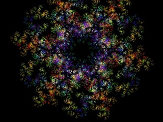 Imaginatory fractal background Image