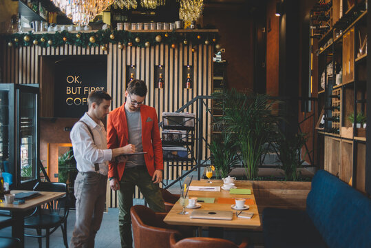 Businessmen Talking