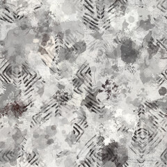 Paint splat funky splatter mess artistic painting effect. Grungy dribble drip colour ink graphical design. Seamless repeat raster jpg pattern swatch.