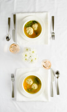 Matzah Ball Soup for Passover