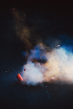 Pyrotechic explosion