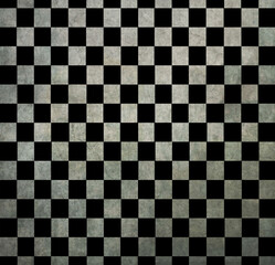 checkerboard shaped flooring with added texture