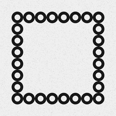 Abstract Cross Pattern Dots Logo generative computational art illustration