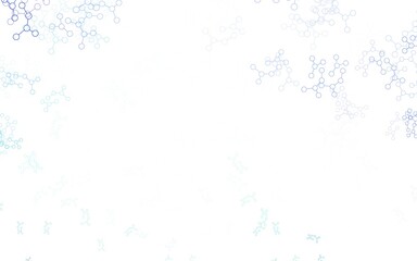 Fototapeta premium Light BLUE vector texture with artificial intelligence concept.