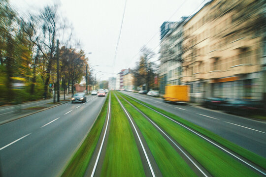 Tram Speeding in Berlin
