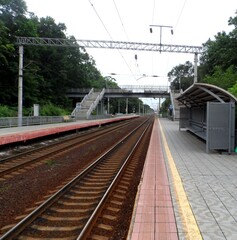 Obraz premium railway in the morning