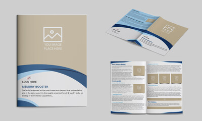 Corporate bifold brochure for your business.