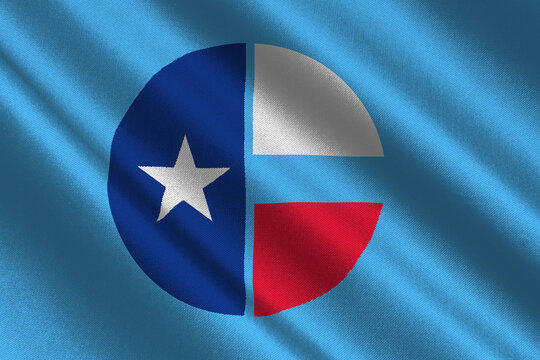 Flag Of Collin County In Texas, USA