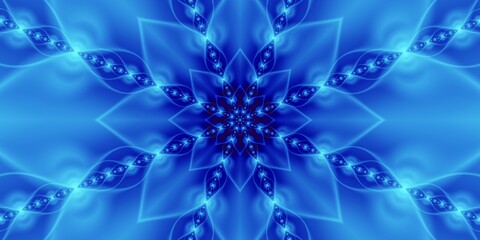 fractal mistic floral pattern