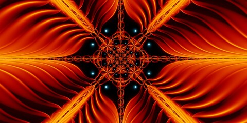 fractal, mistical pattern