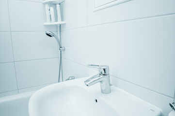 water tap, water mixer, faucet In bathroom