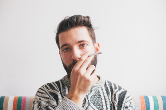 Portrait of a young man indoor