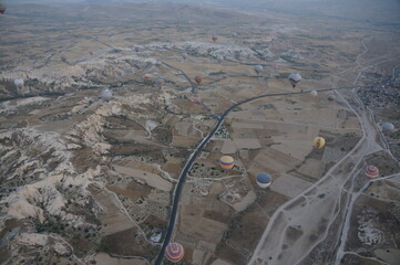 hot air balloon flight in Cappadocia