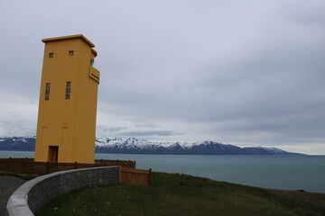 Fototapeta na wymiar Lighthouse in Northern Iceland