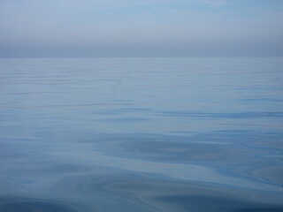 Sea in background with small ripples