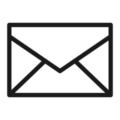 Pixel perfect inbox mail message letter icon. vector illustration