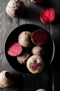 Raw Beetroot in Bowl