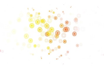 Light Orange vector layout with circle shapes.