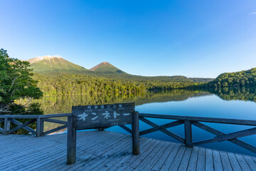 北海道　道東　オンネトー　湖