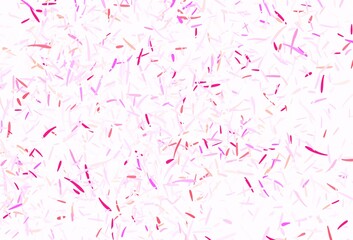 Light Pink, Yellow vector background with stright stripes.