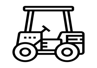 Asphalt paver icon for apps and website