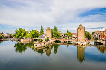 Fototapeta premium La Petite France vue depuis le Barrage Vauban