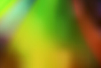 Light Green, Yellow vector blurred pattern.