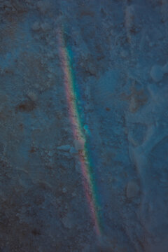 Rainbow snow