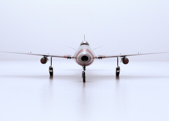 Airplane in the hangar