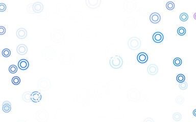 Light Blue, Red vector texture with disks.