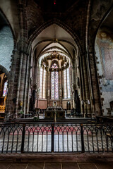Fototapeta na wymiar Abbatiale Saint-Pierre-et-Saint-Paul de Wissembourg