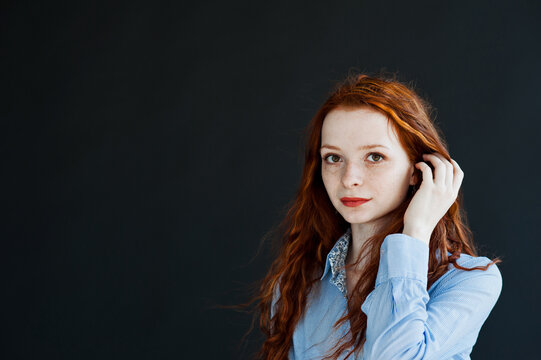 Red-haired girl