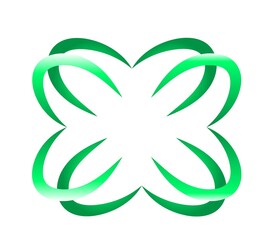 Leaf of light green clover