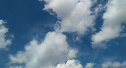 blue sky with clouds