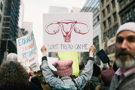 marching for women's rights