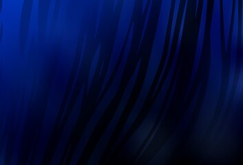 Dark BLUE vector glossy abstract background.