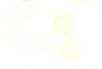 Fototapeta na wymiar Light Orange vector template with circles.