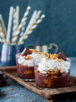 No-Bake Chocolate Cheesecakes