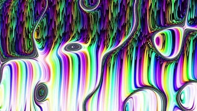 Moving random wavy texture. Trendy pixel sorting texture animation. Looping footage.