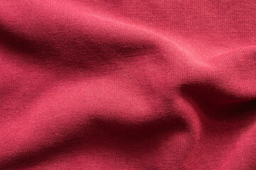 Red clothing fabric texture pattern background