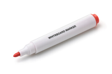 Red whiteboard marker pen - obrazy, fototapety, plakaty