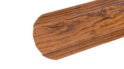 Blockhouse rails for fence colored colorful metal profile elements isolated