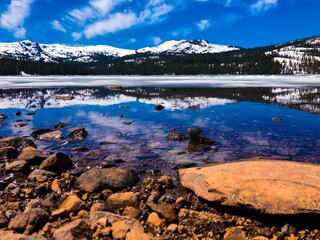 lake in the mountains