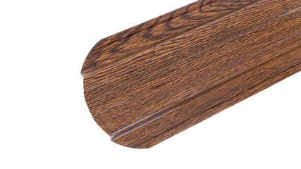 Blockhouse rails for fence colored colorful metal profile elements isolated