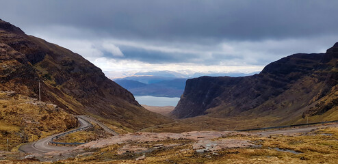landscape scenery in the Highlands, Scotland